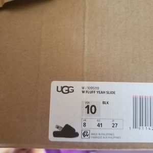 Ugg slippers size 10 Black